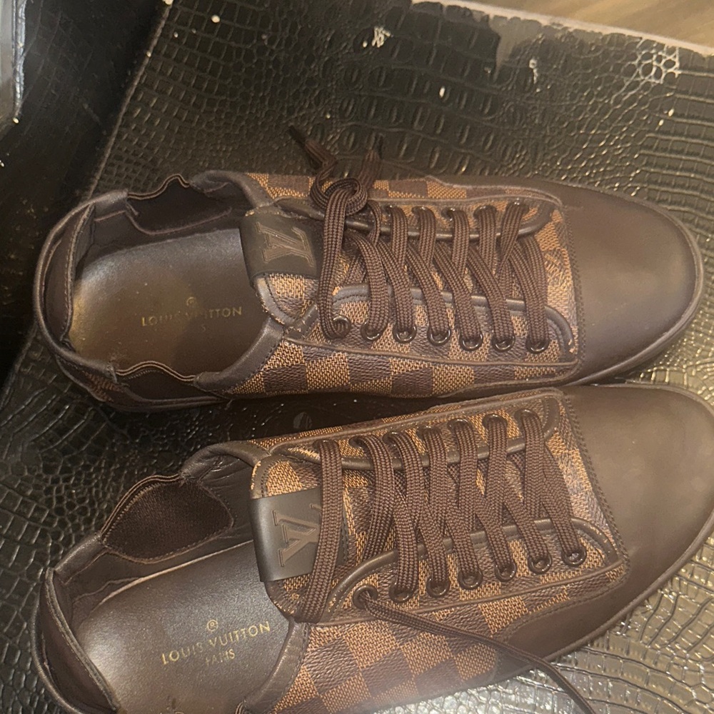 Louis Vuitton Dark Brown Men's Sneakers - Picture 5 of 5